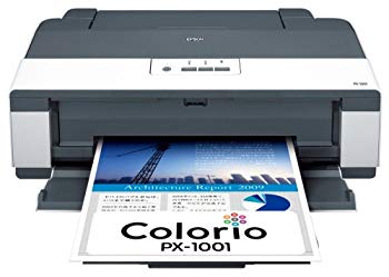 EPSON Colorio インクジェットプリンター PX-1001 A3ノビ対応 CD/DVDレーベルプリント対応 4色顔料インク 2mvetro