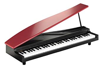 【中古】(未使用・未開封品)　KORG MICROPIANO マイクロピアノ ミニ鍵盤61鍵 レッド 61曲のデモソング内蔵 自動演奏可能 tu1jdyt