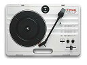 【中古】Vestax ポータブルターンテーブル handytrax USB WHITE ホワイト USB出力機能/録音ソフト付き スピーカー内蔵 2mvetro