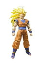 【中古】S.H.フィギュアーツ ドラゴンボールZ スーパーサイヤ人3孫悟空 約155mm PVC&ABS製 塗装済み可動フィギュア n5ksbvb(3)