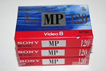 【中古】Sony 8?mmビデオカセットテープMP p6???120???120分( 3パック) rdzdsi3