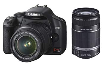 【中古】Canon デジタル一眼レフカメラ EOS Kiss X2 ダブルズームキット KISSX2-WKIT 6g7v4d0