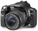 【中古】Canon EOS Kiss デジタル レンズキット(ブラック) EF-S18-55mm F3.5-5.6 USMセット cm3dmju