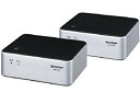 【中古】SHARP PLC(高速電力線通信)アダプター LAN1ポート+LAN4ポートタイプ 初期設定済ペアモデル HN-VA40S bme6fzu