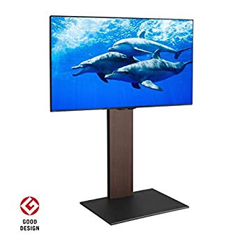 【中古】ハイタイプ・背面収納付 壁よせTVスタンド ウォール (V2 ハイタイプ ウォールナット)