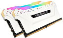 【中古】【非常に良い】CORSAIR DDR4-3000MHz デスクトップPC用 メモリモジュール VENGEANCE RGB PRO シリーズ 32GB [...