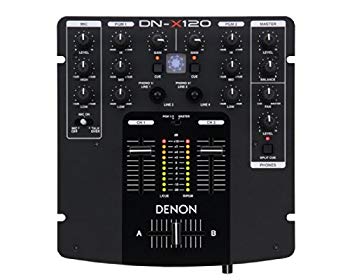 【中古】【非常に良い】DENON DN-X120 DJミキサー ブラック 6g7v4d0