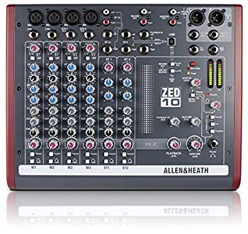 【中古】【非常に良い】ALLEN&HEATH USB搭載 コンパクト・ミキサー ZED-10 wgteh8f