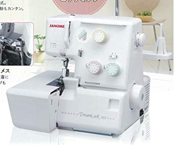 【中古】ジャノメミシン（JANOME）蛇の目ロックミシン≪新製品≫ドリームロック 30s