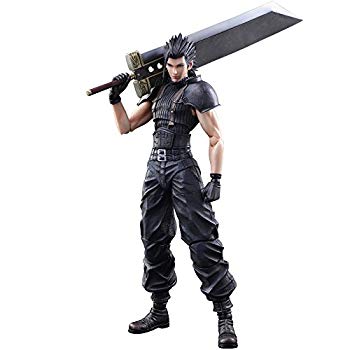 【中古】PLAY ARTS改 CRISIS CORE FINAL FANTASY VII ザックス 塗装済み可動フィギュア z2zed1b