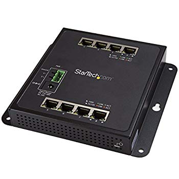 【中古】(未使用・未開封品) StarTech.com レイヤ2管理対応マネージスイッチ 8ポートギガビットイーサネット対応 壁掛け対応 ギガビット対応スイッチングハブ IES81GW wyeba8q