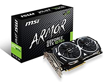 【中古】【非常に良い】MSI GeForce GTX 1070 Ti ARMOR 8G グラフィックスボード VD6491 z2zed1b