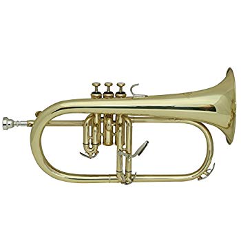 【中古】MAXTONE フリューゲルホルン B♭管 ゴールドラッカー仕上げ FH-50L セミハードケース付 qqffhab