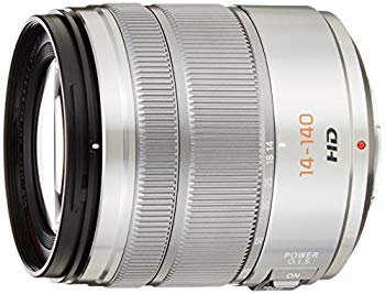 【中古】パナソニック 標準ズームレンズ マイクロフォーサーズ用 ルミックス G VARIO 14-140mm/F3.5-5.6 ASPH./POWER O.I.S. シルバー H-FS14140-S khxv5rg