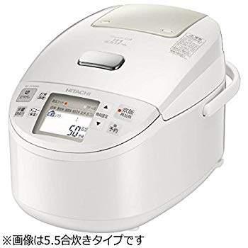 【中古】日立 炊飯器 圧力IHスチーム 打込み鉄釜 1升 RZ-YV180M W