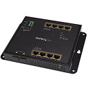 【中古】(未使用・未開封品) StarTech.com 8ポートPoE+給電機能付きギガビットイーサネット対応マネージスイッチ 2ポートSFP搭載 ウォールマウ...