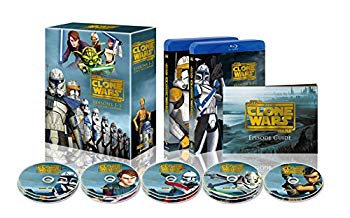 【状態　非常に良い】スター・ウォーズ:クローン・ウォーズ シーズン1-5 コンプリート・セッ ト(14枚組) [Blu-ray]【メーカー名】ワーナー・ブラザース・ホームエンターテイメント【メーカー型番】【ブランド名】ワーナーホームビデオ【商品説明】スター・ウォーズ:クローン・ウォーズ シーズン1-5 コンプリート・セッ ト(14枚組) [Blu-ray]当店では初期不良に限り、商品到着から7日間は返品を 受付けております。品切れの場合は2週間程度でお届け致します。ご注文からお届けまで1、ご注文⇒24時間受け付けております。2、注文確認⇒当店から注文確認メールを送信します。3、在庫確認⇒中古品は受注後に、再メンテナンス、梱包しますので　お届けまで3日〜10日程度とお考え下さい。4、入金確認⇒前払い決済をご選択の場合、ご入金確認後、配送手配を致します。5、出荷⇒配送準備が整い次第、出荷致します。配送業者、追跡番号等の詳細をメール送信致します。6、到着⇒出荷後、1〜3日後に商品が到着します。当店はリサイクル専門店につき一般のお客様から買取しました中古扱い品です。ご来店ありがとうございます。