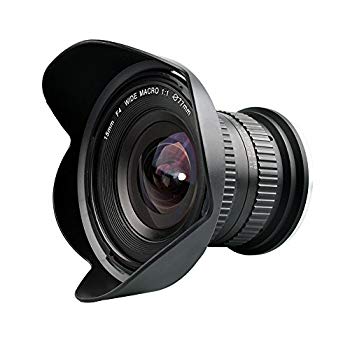 šLightdow 15?mm f / 4?1?: 1?Macro + Wide Angle FF (full-frame) Prime Lens for Canon NikonǥSLR DSLR for Nikon F ֥å LD- z2zed1b