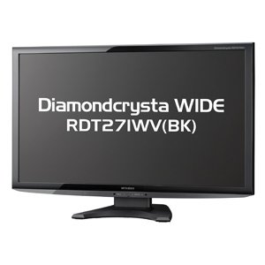 【中古】MITSUBISHI 27型ワイド液晶ディスプレイ ブラック RDT271WV(BK) wgteh8f