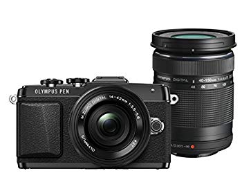 【中古】【非常に良い】OLYMPUS PEN E-PL7 EZダブルズームキット ブラック ミラーレス一眼 E-PL7 EZ DZKIT BLK d2ldlup