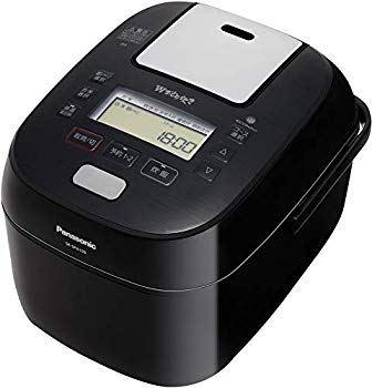 【中古】パナソニック 炊飯器 5.5合 圧力IH式 Wおどり炊き ブラック SR-SPA109-K