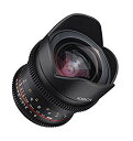 【中古】Rokinon FFDS16M-MFT 広角シネレンズ 16-16mm f/2.6-22 プライム 固定 T2.6 フルフレーム マイクロフォーサーズ用 黒 n5ksbvb