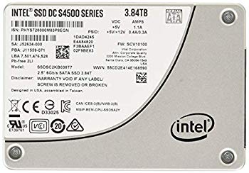 【中古】【非常に良い】インテルR SSD DC S4500 シリーズ 3.8TB 2.5inch SATA 6 Gb/s 3D1 TLC SSDSC2KB038T701 n5ksbvb