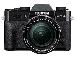 【中古】FUJIFILM ミラーレス一眼 X-T10 レンズキット ブラック X-T10LK-B w17b8b5