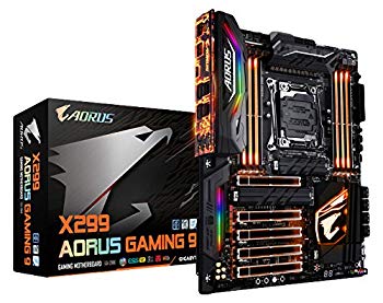 yÁzyɗǂzGIGABYTE Intel X299`bvZbgڃ}U[{[hGA-X299 AORUS Gaming 9 n5ksbvb