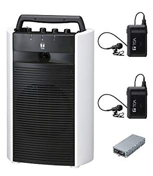 【中古】(未使用・未開封品) TOA デジタルワイヤレスアンプ(CD機能付き)・ワイヤレスマイクセット WA-2800CD×1 WTU-1820×1 WM-13...