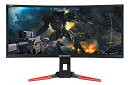 【中古】(未使用 未開封品) Acer Predator Z35 - LED monitor - curved - 35 - 2560 x 1080 Full HD - VA - 300 cd/m2 - 4 ms - HDMI DisplayPort - speakers - black - HD df5ndr3