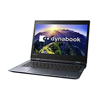 【中古】東芝 12.5型 2-in-1 パソコン dynabook V62 オニキスブルーdynabook 2018年 春モデル（Core i3/メモリ4GB/SSD256GB/Office H＆B） PV62FLP-NEA