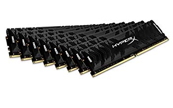 【中古】キングストン Kingston デスクトップPC用メモリ DDR4-3000 16GBx8枚 HyperX Predator CL15 1.35V HX430C15PB3K8/128 永久保証