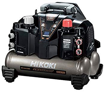 【中古】HiKOKI(ハイコーキ) 旧日立工機 釘打機用エアコンプレッサ タンク容量8L タンク内圧45気圧 高圧/一般圧対応 セキュリティ機能なし EC1245H3(TN) z2zed1b