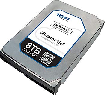 【中古】【非常に良い】HGST(エイチ・ジー・エス・ティー) Ultrastar He8 3.5inch 8TB 128MBキャッシュ 7200rpm SATA 6Gb/s HUH728080ALE600 qqffhab