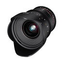 【中古】(未使用・未開封品) Rokinon 20???20?mm F / 1.9???22固定Prime 20?mm t1.9?Ed as UMC Cine DS Wide Angle Cineレンズfor Canon EF、ブラック qdkdu57(2)