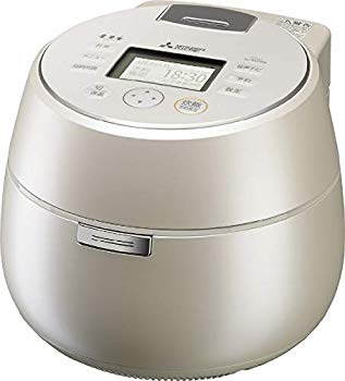 【中古】三菱 IHジャー炊飯器（5.5合炊き） 白和三盆MITSUBISHI 本炭釜 KAMADO NJ-AW109-W