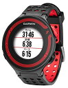 【中古】GARMIN(ガーミン) ランニングウォッチ 時計 GPS ForeAthlete 220J ブラック/レッド Bluetooth対応 【日本正規品】 114764 9jupf8b