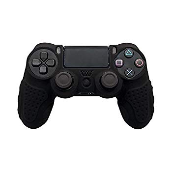 【中古】(未使用・未開封品)　【安心の日本メーカー】PS4コントローラ-用シリコンカバー BK qdkdu57