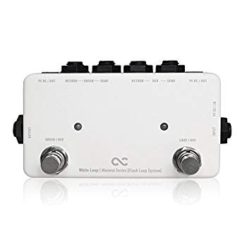 【中古】【非常に良い】One Control ワンコントロール Minimal Series エフェクター スイッチャー Flash Loop with 2DC OUT White Loop d2ldlup