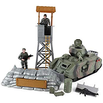 【中古】(未使用・未開封品)　BOLEY Defender Army Tank Play Set - Toy Tank and US Army toy Accessories Set wyeba8q