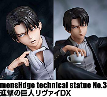 【中古】【非常に良い】mensHdge technical statue No.3　進撃の巨人　【リヴァイDX】≪HMV ONLINE・Loppi・ユニオンクリエイティブオンライン限定≫ qqffhab