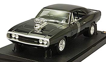 【中古】(未使用・未開封品)　Hot Wheels ワイルドスピード ダッジ チャージャー 1970 1/18 ブラック CMC97 完成品 kmdlckf