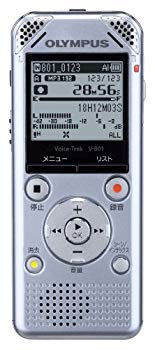 【中古】OLYMPUS ICレコーダー VoiceTrek 2GB MP3/WMA ステレオ録音 microSD対応 SLV シルバー V-801 tf8su2k