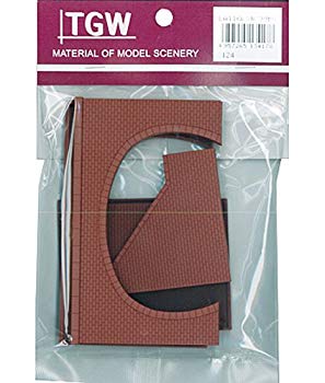 【中古】(未使用・未開封品)　津川洋行 Nスケール LA116 トンネルポータル (レンガ) 複線用 tu1jdyt