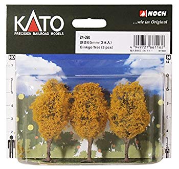 中古 KATONゲージ銀杏65mm3本入24-090ジオラマ用品