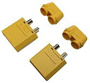 【中古】(未使用・未開封品) スクエア 大容量アンチスパークコネクターXT90-S (オス2ペア) SGC-63M kmdlckf(3)