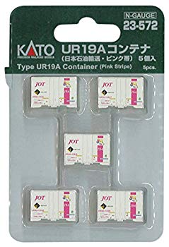 未使用、未開封品ですが弊社で一般の方から買取しました中古品です。一点物で売り切れ終了です。(中古品)KATO Nゲージ UR19Aコンテナ 日本石油輸送 ・ ピンク帯 5個入 23-572 鉄道模型 貨車【メーカー名】カトー(KATO)【メーカー型番】23-572【ブランド名】カトー(KATO)【商品説明】KATO Nゲージ UR19Aコンテナ 日本石油輸送 ・ ピンク帯 5個入 23-572 鉄道模型 貨車この度はご来店誠に有難うございます！当店では初期不良に限り、商品到着から7日間は返品を受付けております。ご注文後のお客様都合での返品はお受けしておりませんのでご了承ください。他モールとの併売を行っておりますので、万が一売り切れの場合はご連絡させて頂きます。当店の・品は、お客様から買い取りました中古扱い品です。ご注文からお届けまで1、ご注文⇒ご注文は24時間受け付けております。2、注文確認⇒ご注文後、当店から注文確認メールを送信します。3、在庫確認⇒お届けまで3日から10日程度とお考え下さい。商品によってはお取り寄せさせていただきますので、通常よりお時間がかかる場合があります。その際はご連絡させていただきますのでご了承願います。当店は少人数運営のため、電話でのお問い合わせは受け付けておりませんので、メールにてお願い致します。