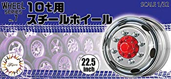 【中古】フジミ模型 ホイールシリーズ No.7 1/24 10t用スチールホイール 22.5インチ プラモデル用パーツ mxn26g8