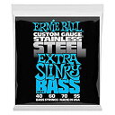 (中古品)【正規品】 ERNIE BALL ベース弦 ステンレス エクストラ (40-95) 2845 STAINLESS EXTRA SLINKY BASS【メーカー名】ERNIE BALL【メーカー型番】P02845【ブランド名】ERNIEBALL【商品説明】【正規品】 ERNIE BALL ベース弦 ステンレス エクストラ (40-95) 2845 STAINLESS EXTRA SLINKY BASSこの度はご来店誠に有難うございます！当店では初期不良に限り、商品到着から7日間は返品を受付けております。ご注文後のお客様都合での返品はお受けしておりませんのでご了承ください。他モールとの併売を行っておりますので、万が一売り切れの場合はご連絡させて頂きます。当店の・品は、お客様から買い取りました中古扱い品です。ご注文からお届けまで1、ご注文⇒ご注文は24時間受け付けております。2、注文確認⇒ご注文後、当店から注文確認メールを送信します。3、在庫確認⇒お届けまで3日から10日程度とお考え下さい。商品によってはお取り寄せさせていただきますので、通常よりお時間がかかる場合があります。その際はご連絡させていただきますのでご了承願います。当店は少人数運営のため、電話でのお問い合わせは受け付けておりませんので、メールにてお願い致します。